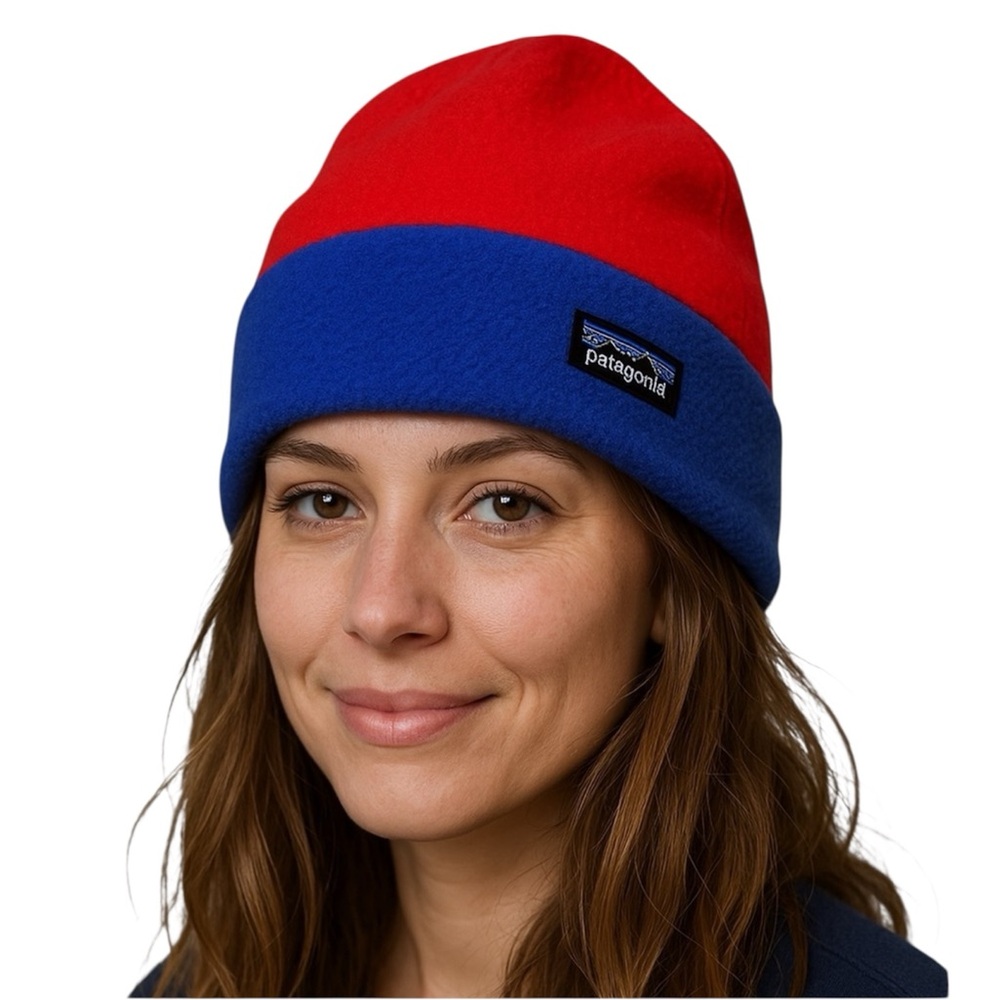 Patagonia Synchilla Alpine Beanie Red Purple Hat